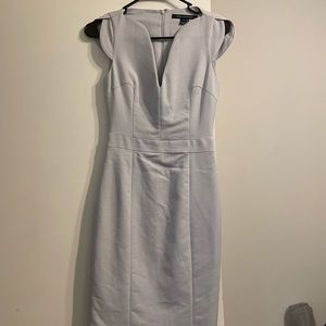 French Connection powder blue pencil dress